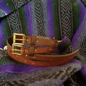 Laren Ralph Lauren double leather belt